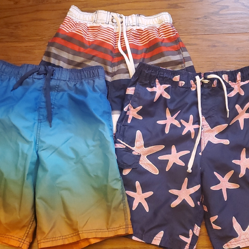 Kanu Surf Kids Shorts Set - Blue, Orange, Navy